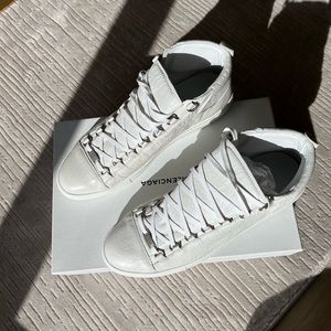Balenciaga White Arena Sneaker Mens